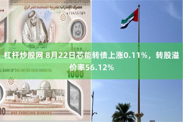 杠杆炒股网 8月22日芯能转债上涨0.11%，转股溢价率56.12%