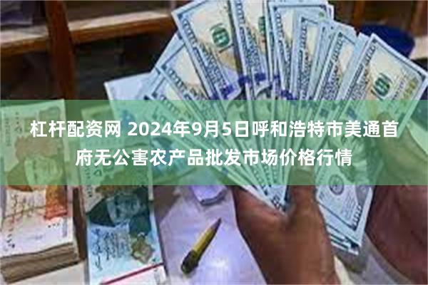 杠杆配资网 2024年9月5日呼和浩特市美通首府无公害农产品批发市场价格行情